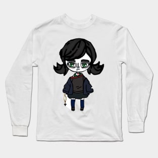 Agnes The Rosary Hacker (Anime Style) Long Sleeve T-Shirt